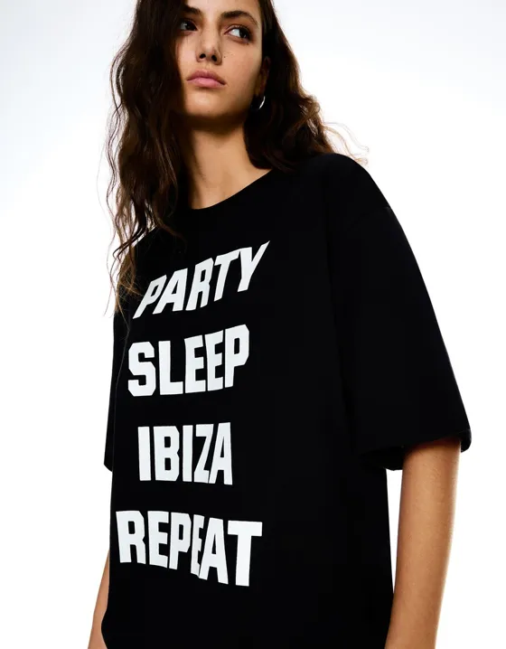 Футболка с принтом