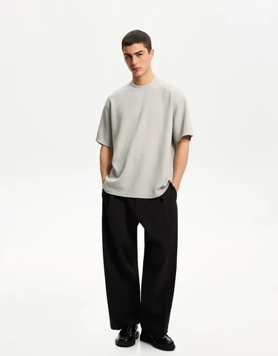 Футболка из жатой ткани