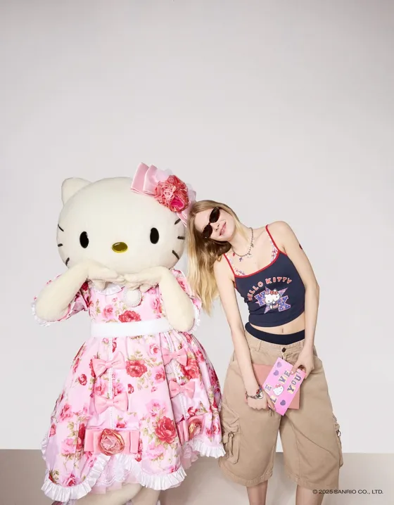 Топ на бретелях Hello Kitty