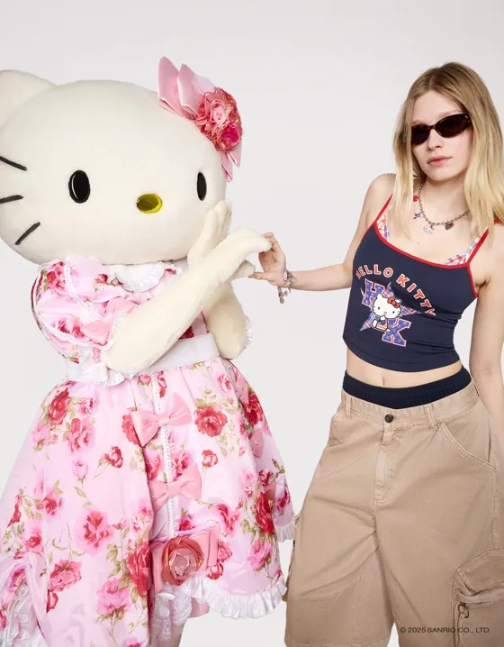 Топ на бретелях Hello Kitty