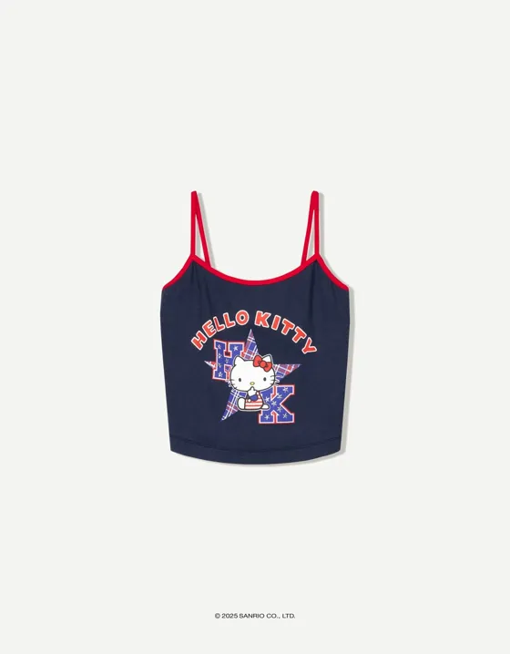 Топ на бретелях Hello Kitty