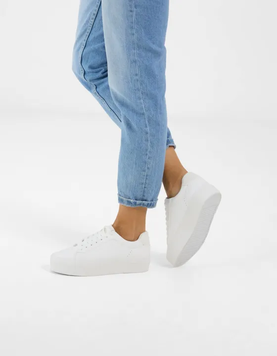 Кроссовки с деталью с анималистическим принтом