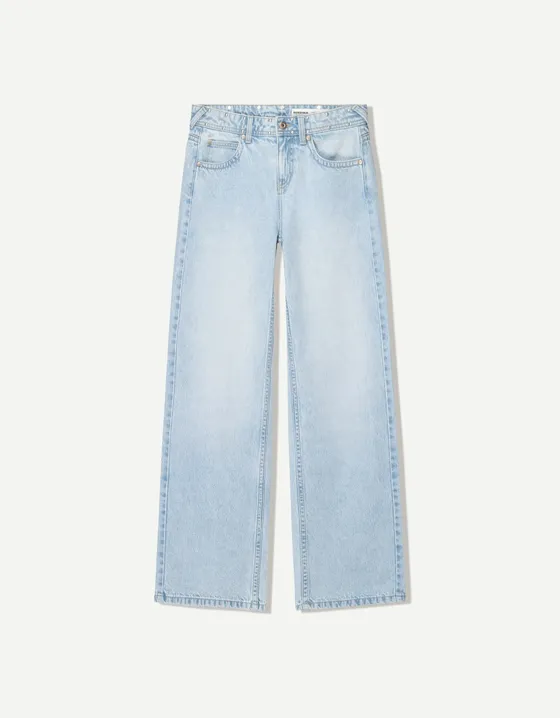 Джинсы свободного кроя с принтом «Звезды»