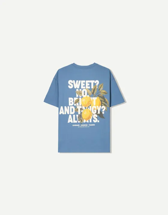 Футболка оверсайз с принтом