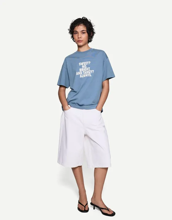 Футболка оверсайз с принтом