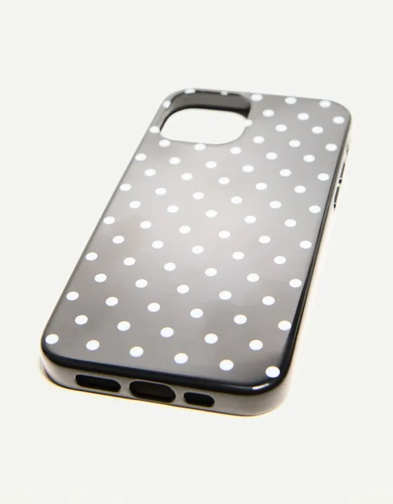 Чехол в горошек для iPhone