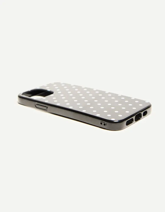 Чехол в горошек для iPhone