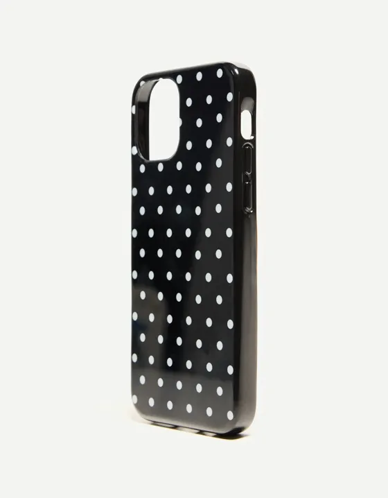 Чехол в горошек для iPhone