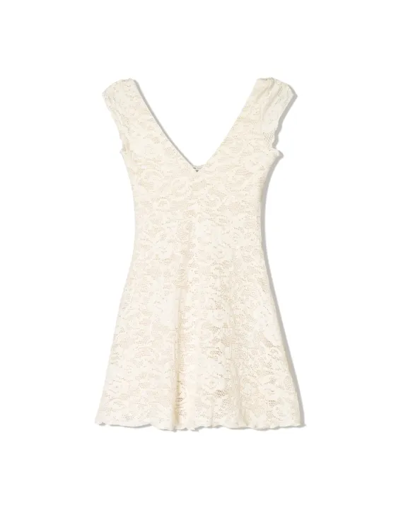 Платье мини в стиле рустик