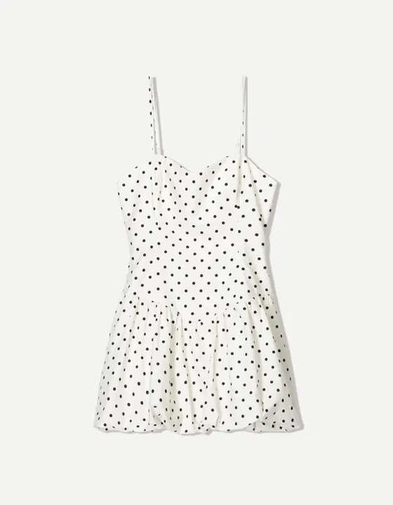 Мини-платье в горошек