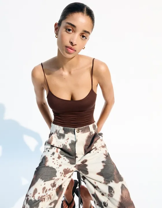 Боди на бретелях