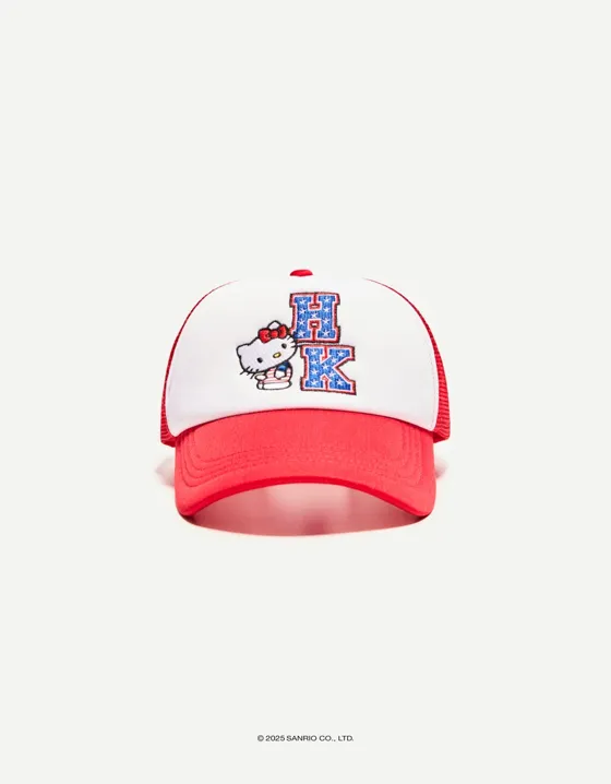 Кепка с вышивкой Hello Kitty