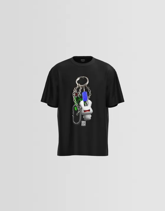 Футболка Bershka Wearable Art