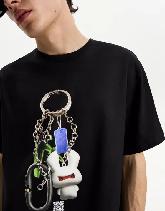Футболка Bershka Wearable Art