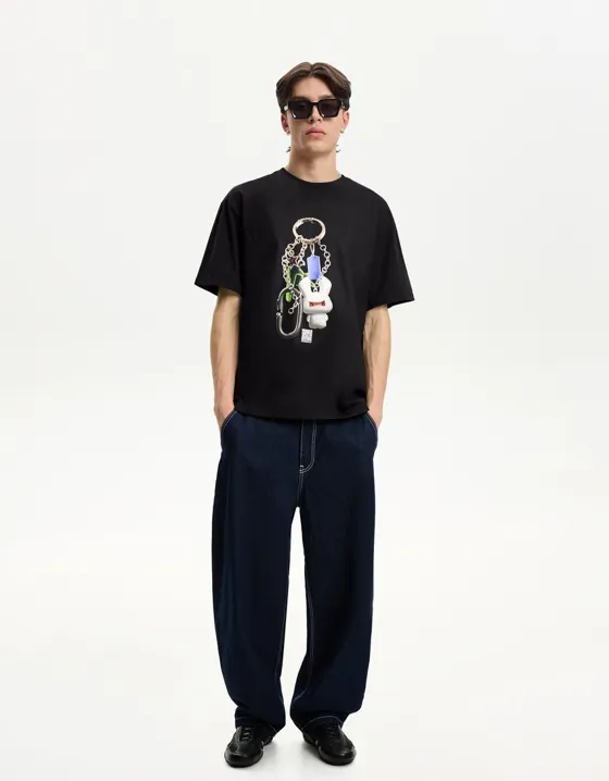 Футболка Bershka Wearable Art