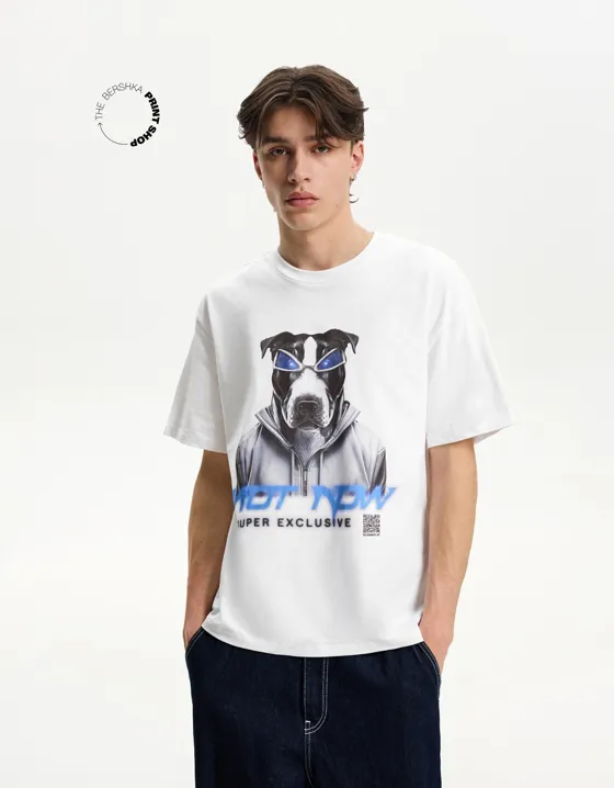 Футболка Bershka Wearable Art