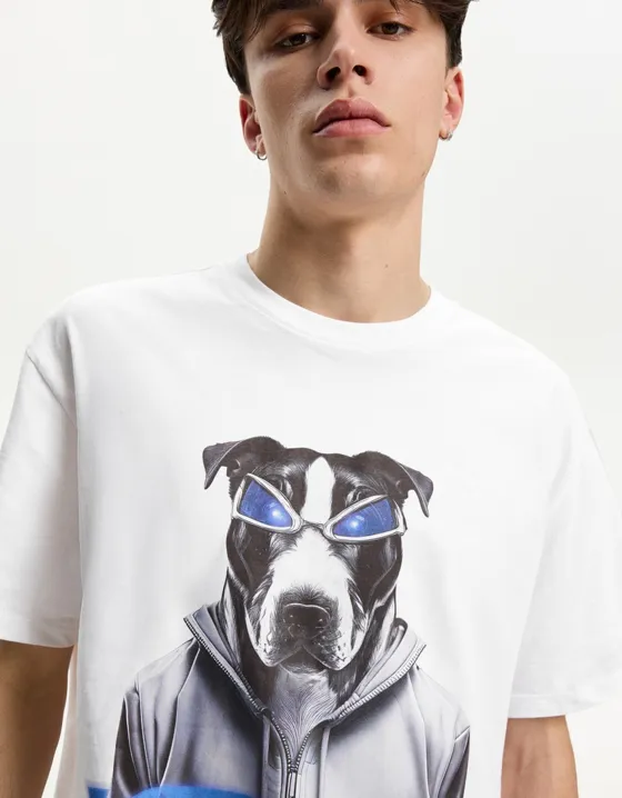 Футболка Bershka Wearable Art