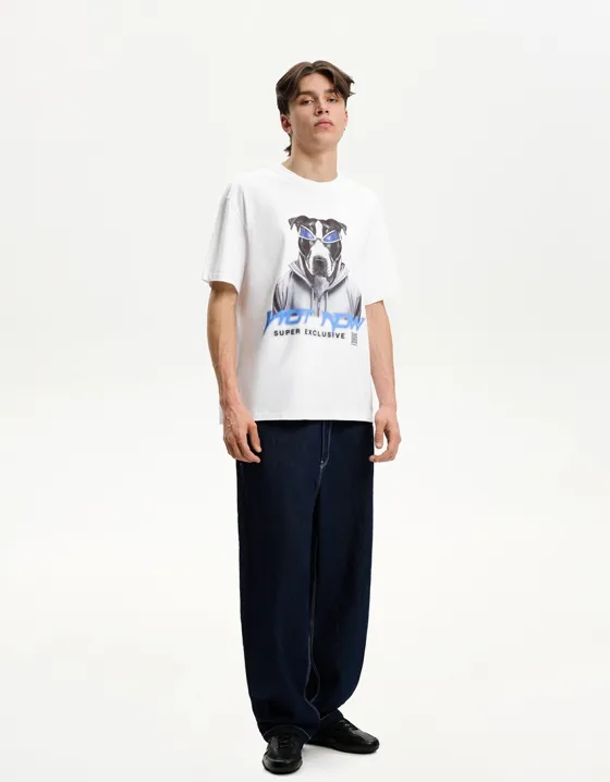 Футболка Bershka Wearable Art