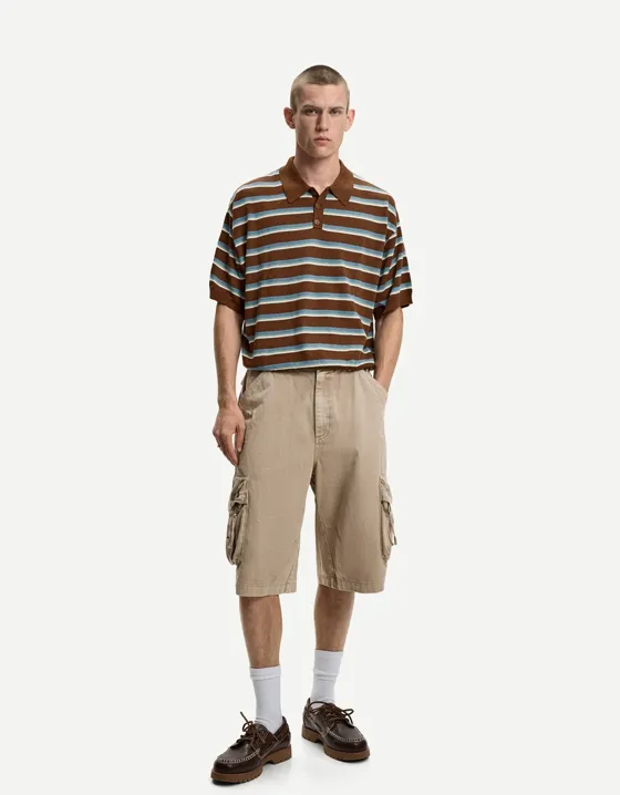 Поло в полоску