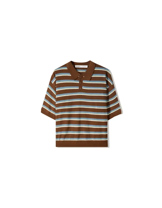 Поло в полоску