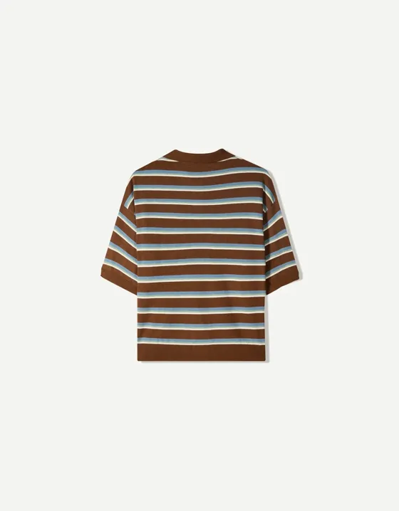 Поло в полоску