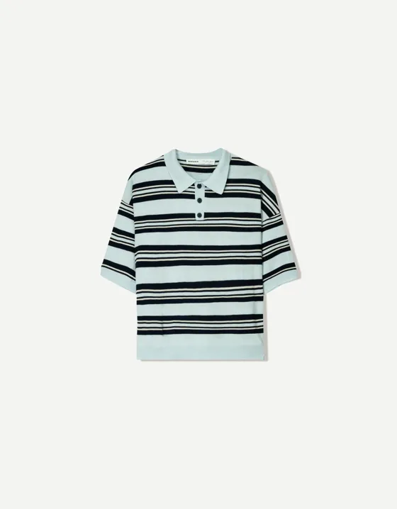 Поло в полоску