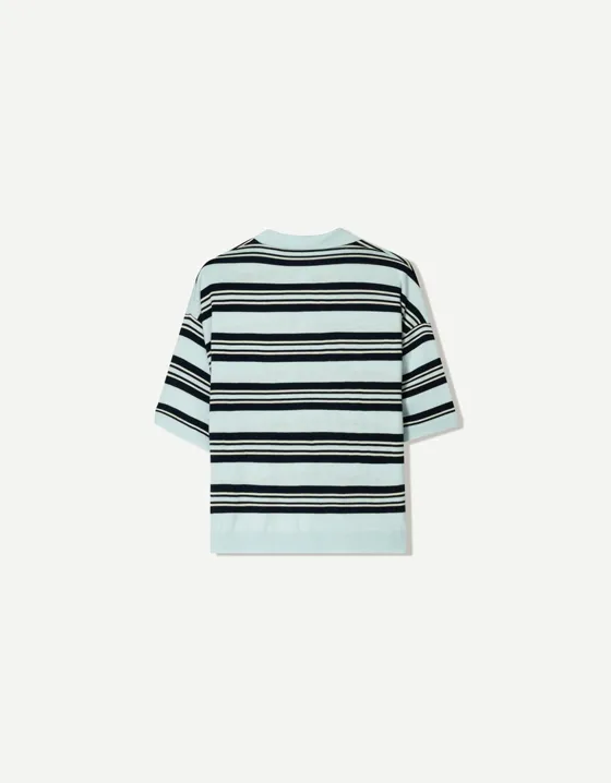 Поло в полоску