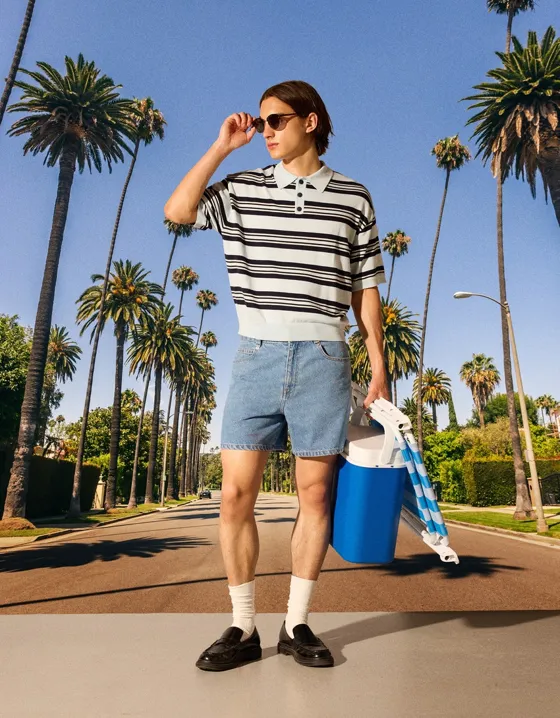 Поло в полоску