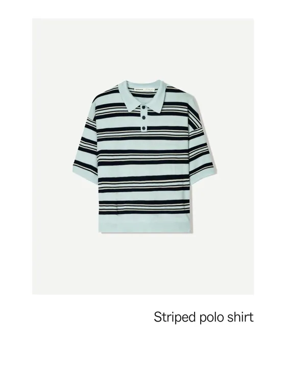 Поло в полоску