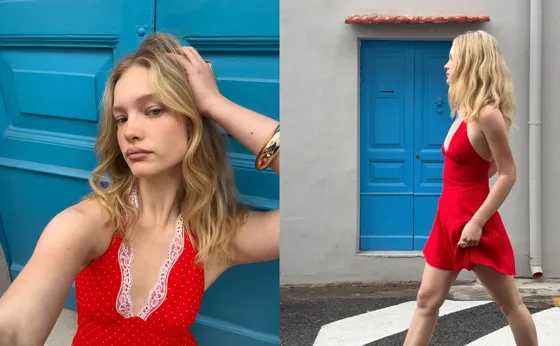 Платье мини с вышивкой