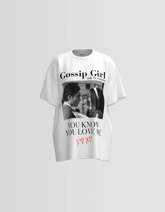 Футболка оверсайз Gossip Girl