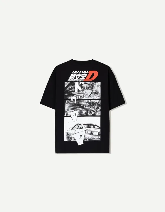 Футболка с принтом Initial D