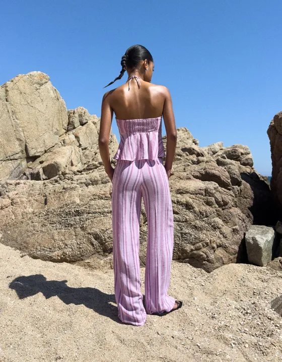 Брюки в полоску