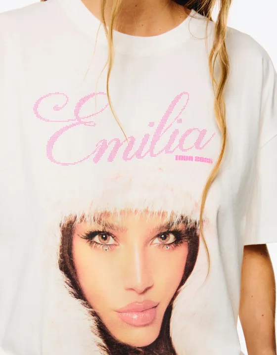 Футболка с принтом «Эмилия Страсс»