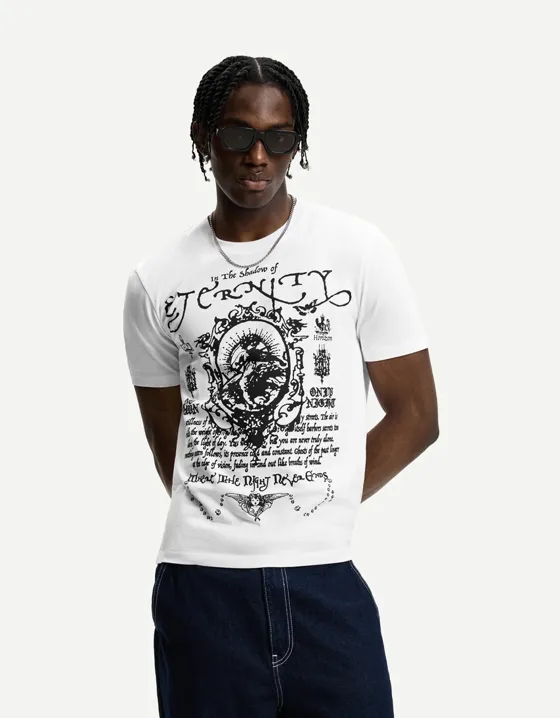 Футболка с принтом