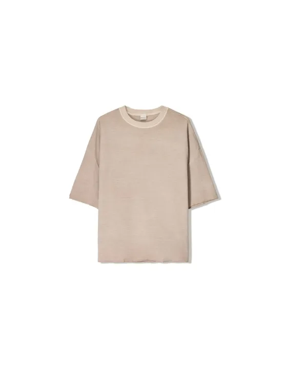 Футболка геометрического кроя с вафельным узором