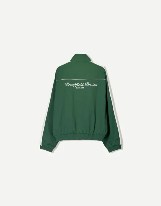 Легкая куртка из высокотехнологичной ткани в рубчик