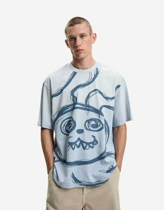 Футболка с принтом