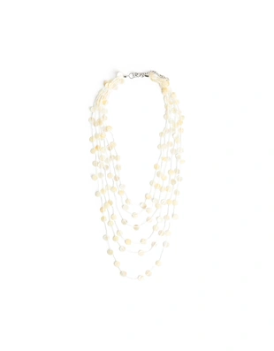 White|9373/023 - Bershka Ожерелье из ракушек