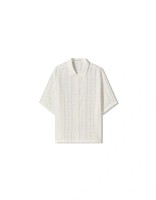 Рубашка геометрического кроя с короткими рукавами- Заказать в России