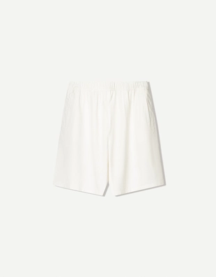 Шорты-джоггеры свободного кроя из смесового льна- Заказать в России