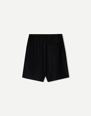 Шорты-джоггеры свободного кроя из смесового льна- Заказать в России