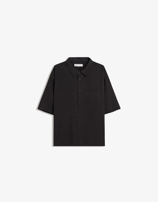 Рубашка геометрического кроя с короткими рукавами- Заказать в России