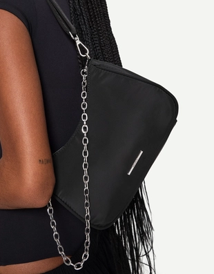 Многофункциональная атласная сумка с плечевым ремнем и цепочкой- Заказать в России