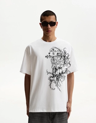 Купить Bershka Футболка с принтом