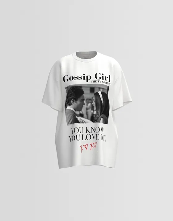 Футболка оверсайз Gossip Girl