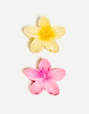 Набор из 2 заколок для волос “цветы”- Заказать в России