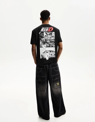 Футболка с принтом INITIAL D- Заказать в России