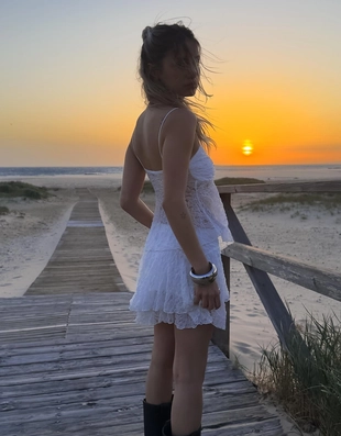 Кружевной топ на бретелях- Заказать в России