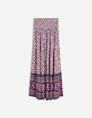 Юбка макси в стиле бохо с принтом- Заказать в России